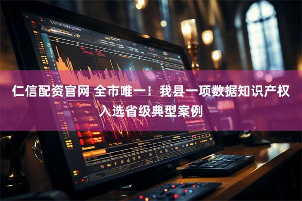 仁信配资官网 全市唯一！我县一项数据知识产权入选省级典型案例